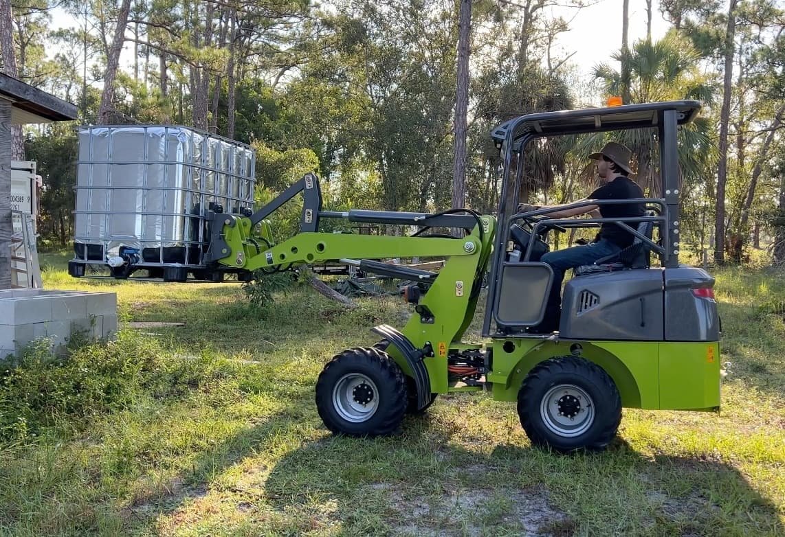 Affordable Ev1400l Electric Wheel Loader Green Force Machines 2323